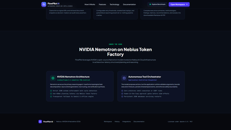 NVIDIA  FlowPilot AI Autonomous Workflow Intelligence – screenshot 5