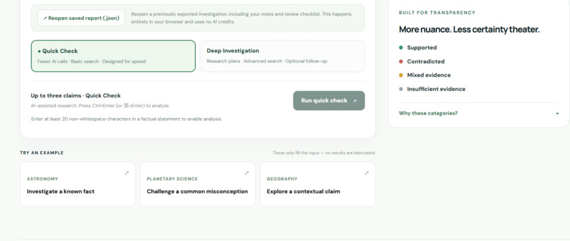 EvidencePilot – screenshot 2