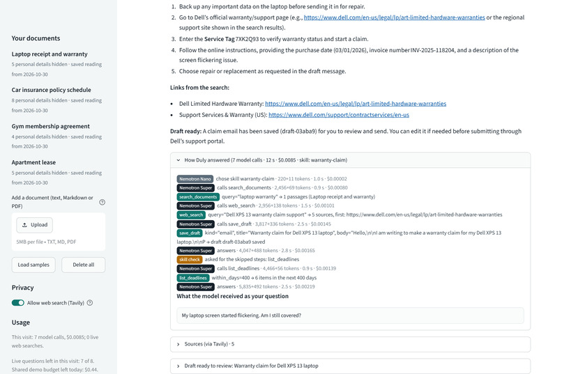 Duly – screenshot 2