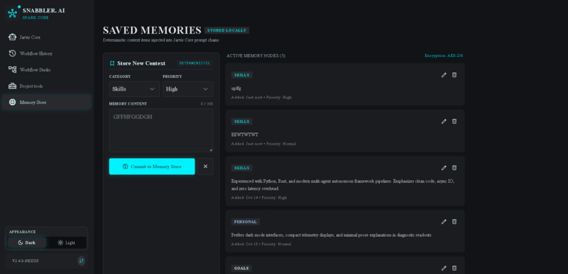 SNABLLER AI – screenshot 2