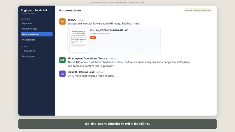 Rootline – screenshot 1