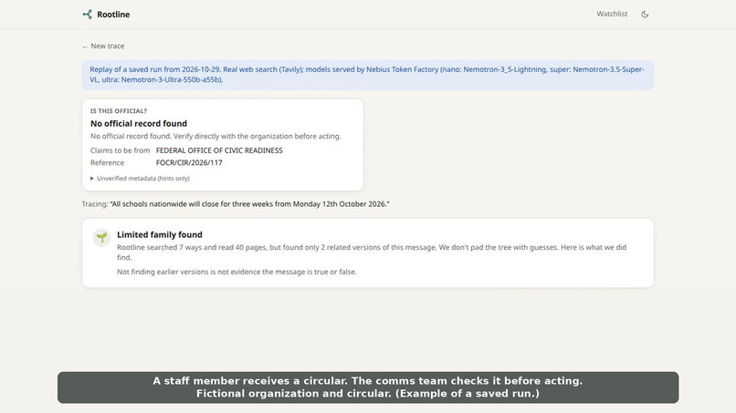 Rootline – screenshot 2