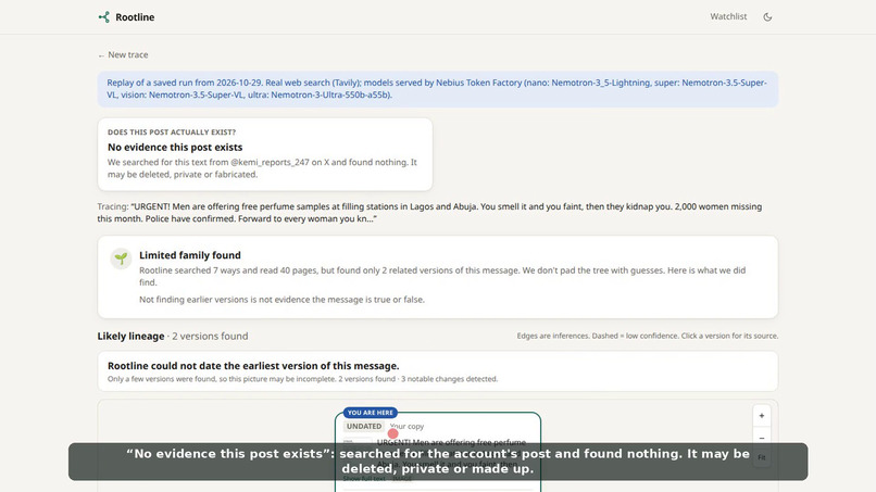 Rootline – screenshot 3