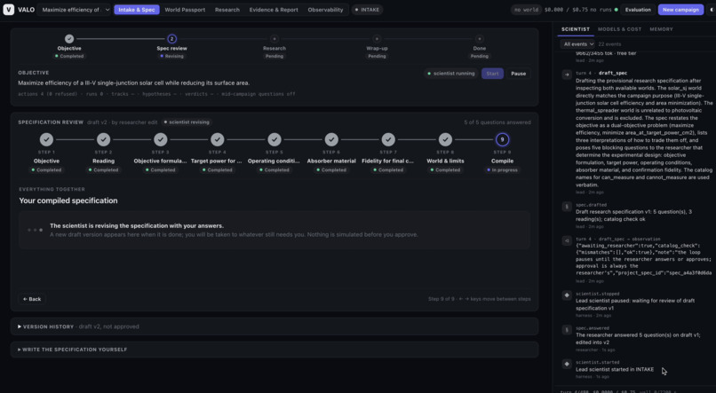 Valo - AI Scientist – screenshot 4