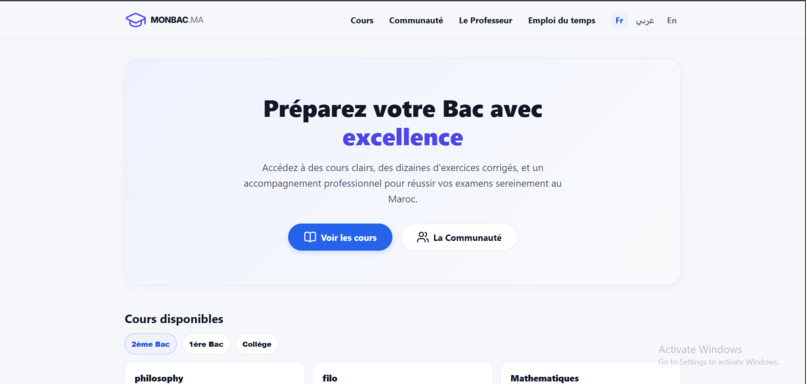 MonBac – screenshot 2