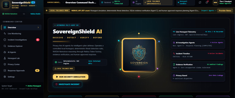 SovereignShield AI – screenshot 1