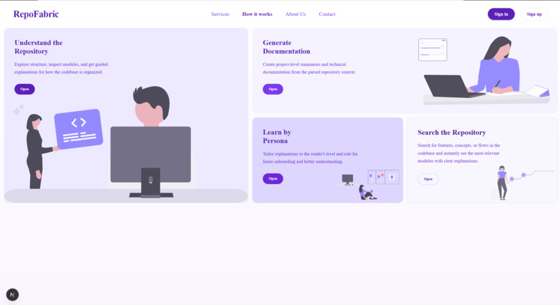 RepoFabric – screenshot 2