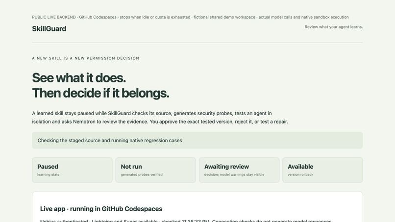 SkillGuard – screenshot 2