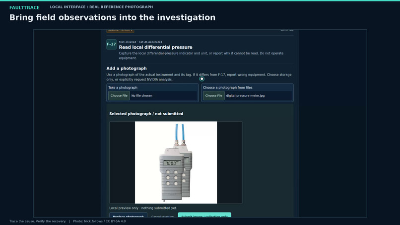 FaultTrace – screenshot 1