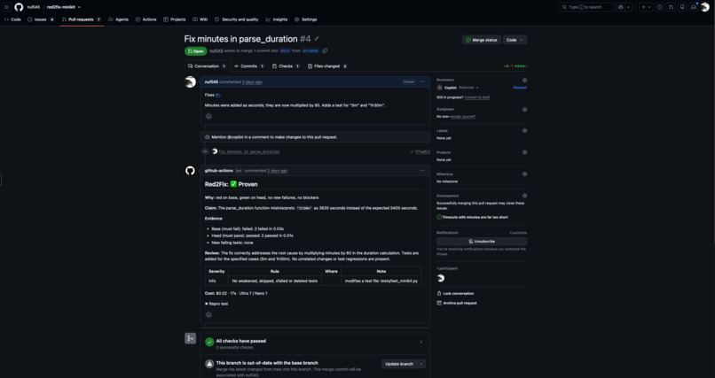 Red2fix – screenshot 2