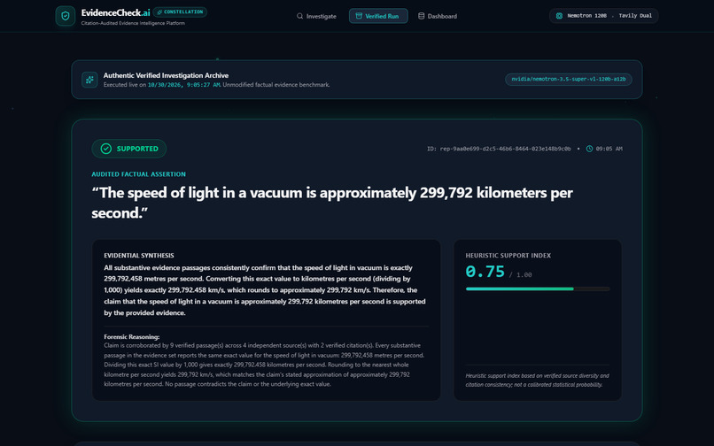EvidenceCheck AI – screenshot 3