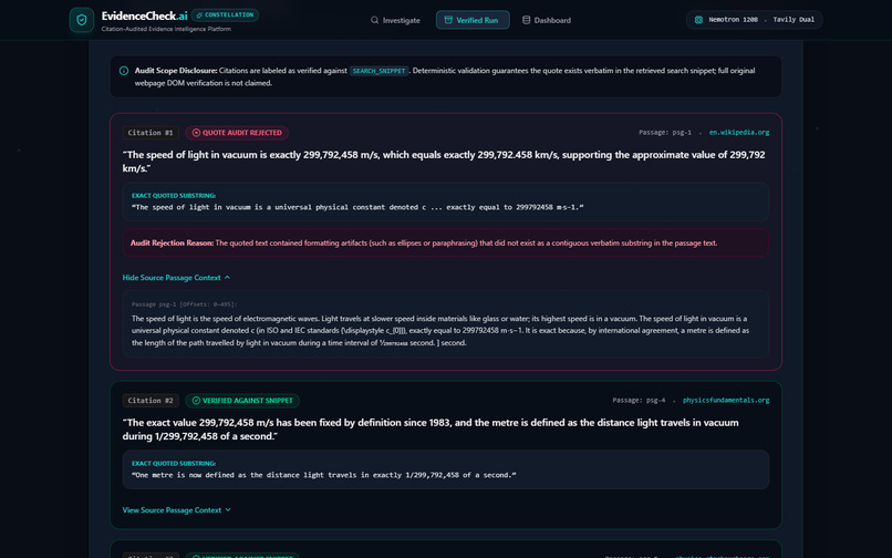 EvidenceCheck AI – screenshot 6