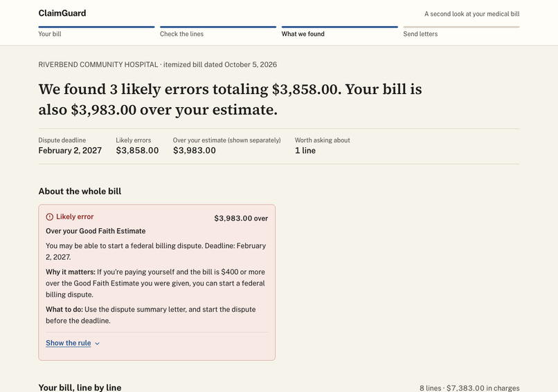 ClaimGuard – screenshot 2