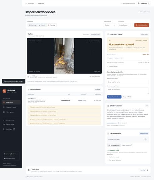 SiteWork - Nothing gets covered until it's proven. – screenshot 3