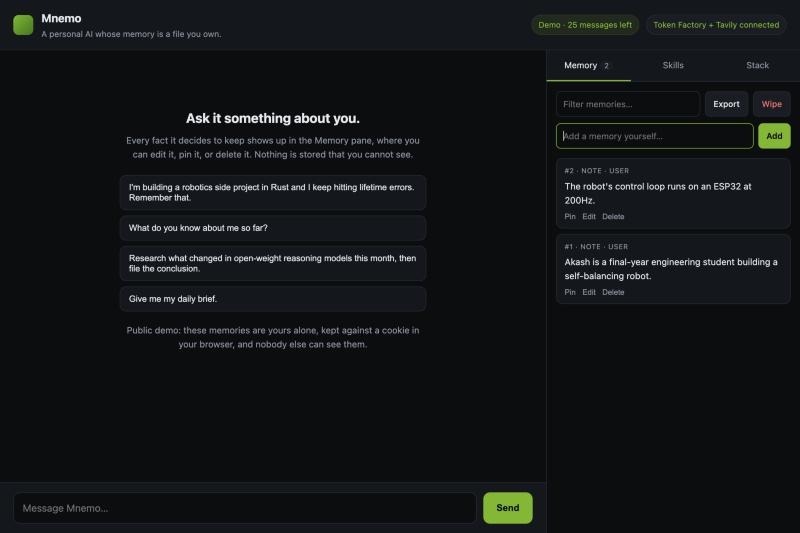 Mnemo – screenshot 2