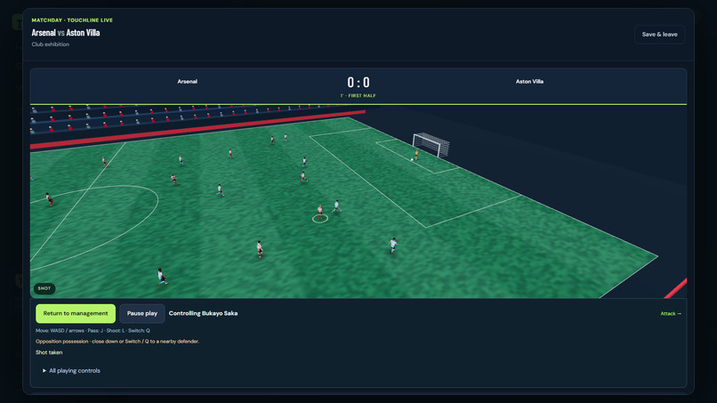 Touchline — Play, Manage & Analyze – screenshot 8