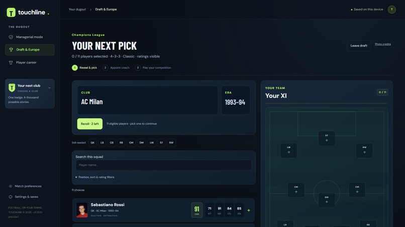 Touchline — Play, Manage & Analyze – screenshot 9