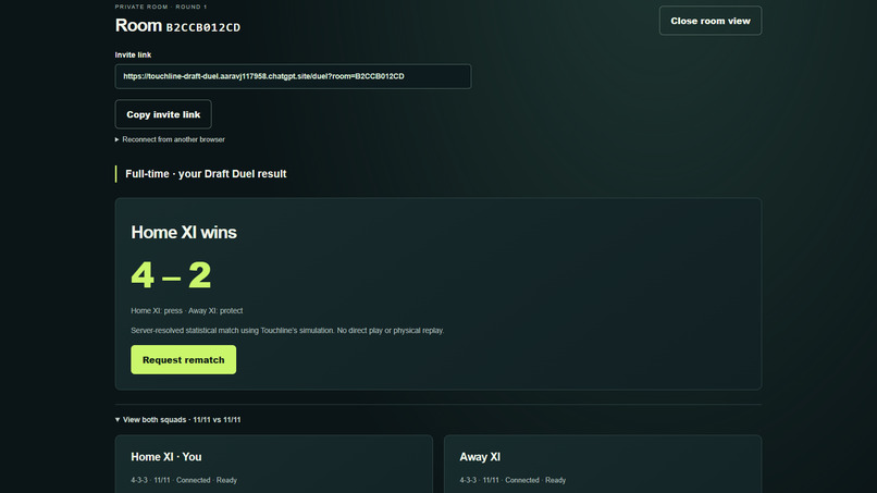 Touchline — Play, Manage & Analyze – screenshot 10