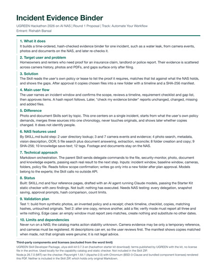 Incident Evidence Binder – screenshot 3
