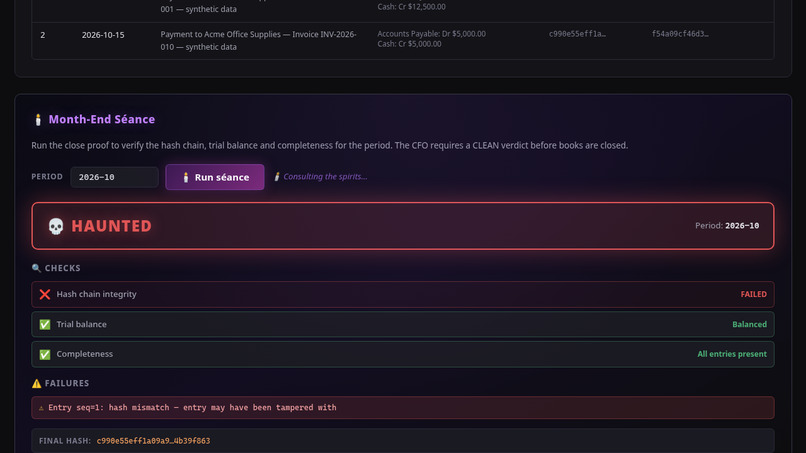 Haunted Ledger – screenshot 3