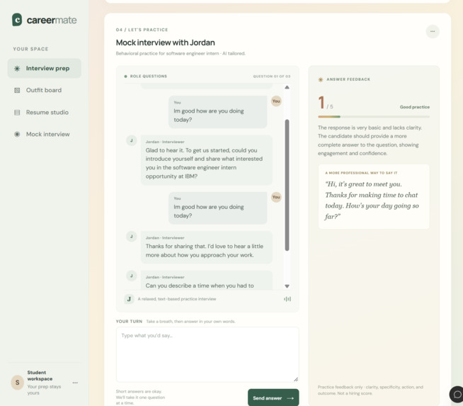 CareerMate – screenshot 2