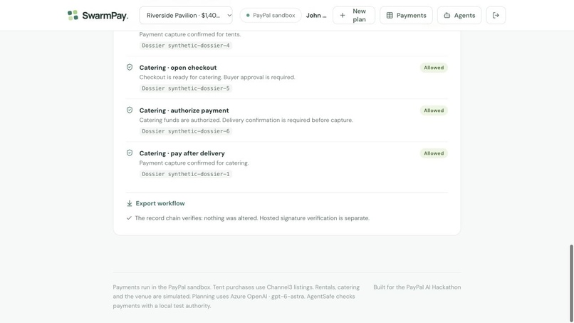 SwarmPay – screenshot 5