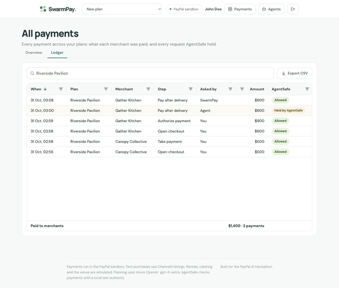 SwarmPay – screenshot 7