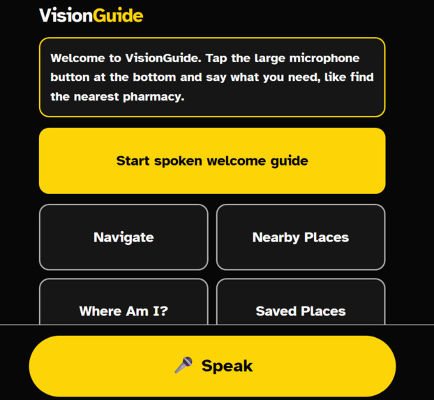 vision guide – screenshot 1