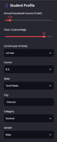 ScholarshipMatch AI – screenshot 1