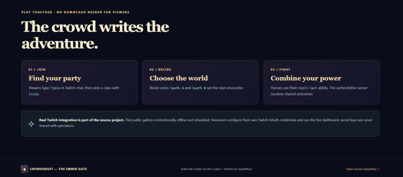 CrowdQuest — The Ember Gate – screenshot 1
