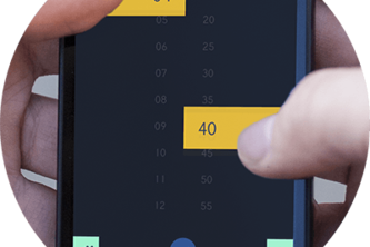 Peek Inspired Time Picker