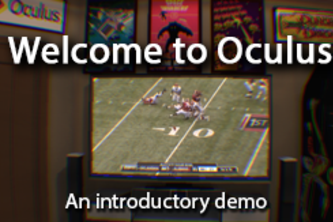 Welcome to Oculus