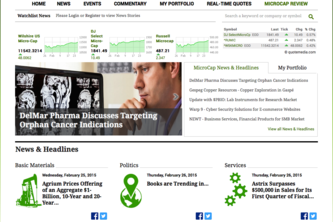 Financial News Aggregator for MicroCap Companies