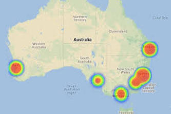 Aged Care Population Heatmaps - Australia