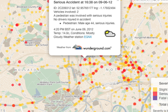 Mapping Traffic Crash Data