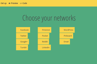 Simple Sharing Buttons Generator