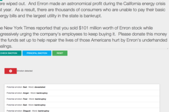 emotion detection from email
