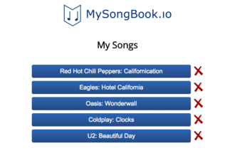 MySongBook.io