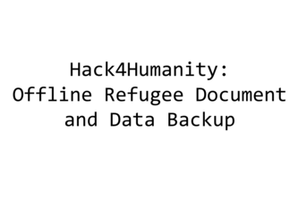 Offline Refugee Document and Data Backup