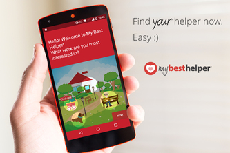 My-Best-Helper  Account creation Android app