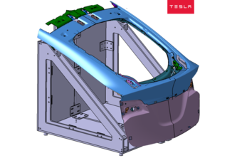 Model X Power Lift Gate Testing Fixture