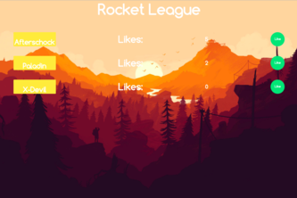 Rocket League Car Voting App