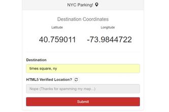 NYC Parking Finder