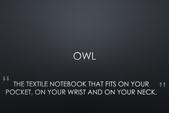 Owl technologies - the first display on silk