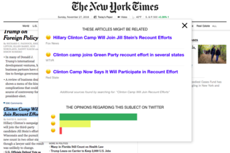 Presens — Multiple sources on news