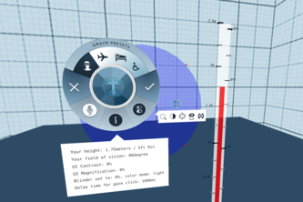 gravr - A Globally Recognized Avatar for VR on the web
