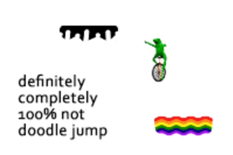 definitely, completely, 100% not doodle jump (12C)