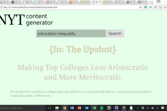 New York Times Content Generator