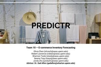 Team 10 - Predictr
