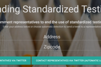 Ending Standardized Testing by Contacting Politicians